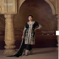 alemzeb by sayuri designer readymade chinon silk classic look 3pcs dress
