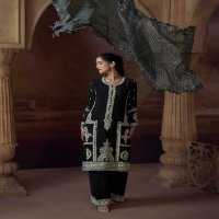 alemzeb by sayuri designer readymade chinon silk classic look 3pcs dress
