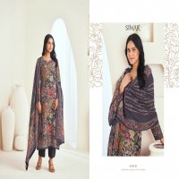 Glossy Simar Megha Wholesale Model Muslin With Handwork Salwar Suits