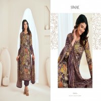 Glossy Simar Megha Wholesale Model Muslin With Handwork Salwar Suits