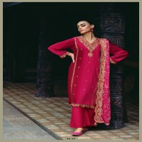Varshaa Rangrez Wholesale Russian Silk With Embroidery Salwar Suits