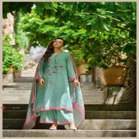 Varshaa Checkered Lily Wholesale Cotton Linen With Handwork Salwar Suits