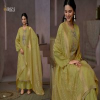 Ibiza Signature Wholesale Pure Satin Silk Jacquard Straight Salwar Kameez