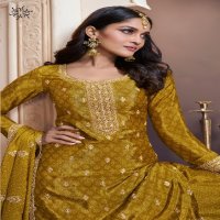Vinay Kuleesh Sajanee Wholesale Embroidered Chinon Party Wear Suits