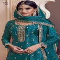 Vinay Kuleesh Sajanee Wholesale Embroidered Chinon Party Wear Suits