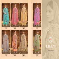 Harshit Lilly Wholesale Pure Cotton With Embroidery Work Dress Material