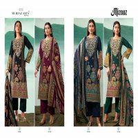 Mumtaz Arts Mizaaz Wholesale Pure Viscose Muslin With Work Dress Material