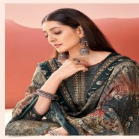 Alok Uphaar Wholesale Pure Viscose Muslin With Hand Work Dress Material