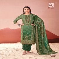 Alok Uphaar Wholesale Pure Viscose Muslin With Hand Work Dress Material