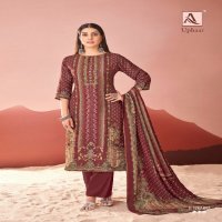 Alok Uphaar Wholesale Pure Viscose Muslin With Hand Work Dress Material