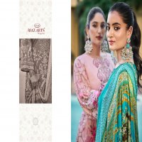 Riaz Arts Ombre Wholesale Pure Karachi Lawn With Work Dress Material