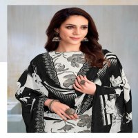 Alok Black Berry Wholesale Pure Cambric Cotton With Work Dress Material