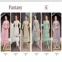 Alok Fantasy Wholesale Pure Organza With Embroidery Dress Material