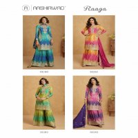 Aashirwad Raaga Wholesale Premium Chinon Silk Free Size Stitched Suits