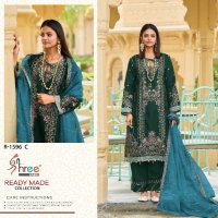 Shree Fabs R-1596 Wholesale Readymade Indian Pakistani Salwar Suits