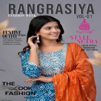 Diya Rangrasiya Vol-1 Wholesale Straight Kurti With Pant And Fancy Dupatta