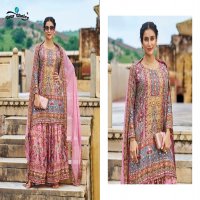 Your Choice Seerat Wholesale Rajwadi Sarara Free Size Stitched Suits