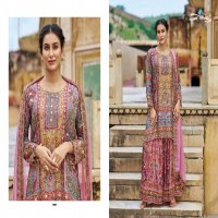 Your Choice Seerat Wholesale Rajwadi Sarara Free Size Stitched Suits