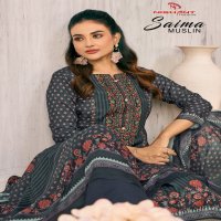 Nishant Saima Muslin Wholesale Pure Viscose Muslin With Heavy Handwork Dress Material