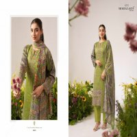 Mumtaz Arts Flower Valley Wholesale Pure Jam Satin With Embroidery Work Dress Material