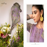 Mumtaz Arts Flower Valley Wholesale Pure Jam Satin With Embroidery Work Dress Material