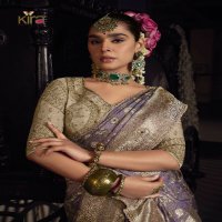 Kira Creation Kesha Wholesale Pure Viscose Tissue With Handworked Designer Sarees