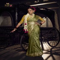 Kira Creation Kesha Wholesale Pure Viscose Tissue With Handworked Designer Sarees