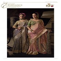 Kira Creation Kesha Wholesale Pure Viscose Tissue With Handworked Designer Sarees