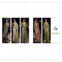 Kira Creation Kesha Wholesale Pure Viscose Tissue With Handworked Designer Sarees
