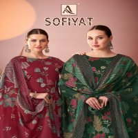 Alok Sofiyat Wholesale Pure Zam Designer Hand Work Dress Material