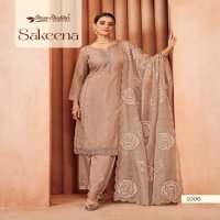 Shree Shalika Sakeena Wholesale Soft Organza With Embroidery Work Straight Suits