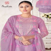 Sudriti Magic Stripe Wholesale Pure Cotton With Hand Work Salwar Suits