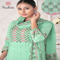 Sudriti Magic Stripe Wholesale Pure Cotton With Hand Work Salwar Suits