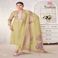 Sudriti Magic Stripe Wholesale Pure Cotton With Hand Work Salwar Suits