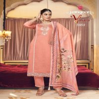 Rangoon Vasant Wholesale Viscose With Embroidery Work Readymade Suits