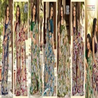 Vallabhi Dora Wholesale Floral Print With Swarovsaki Work Sarees