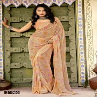 Vallabhi Alopa Vol-6 Wholesale Abstract Print Georgette Fabrics Sarees