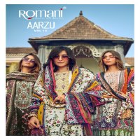 ROMANI PRESENTS AARZU VOL 13 HIT DESIGN SOFT COTTON PAKISTANI ETHNIC SALWAR SUIT
