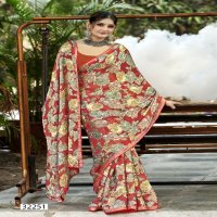 Vallabhi Mihika Wholesale Moss Georgette Floral Print Indian Sarees