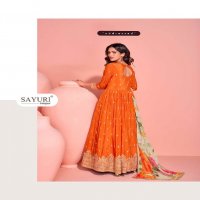 sayuri designer mayuri chinon silk readymade exclusive gown set exports