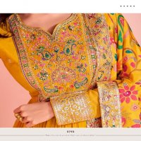 sayuri designer mayuri chinon silk readymade exclusive gown set exports