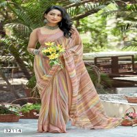 Vallabhi Alopa Vol-7 Wholesale Abstract Print Georgette Fabrics Sarees