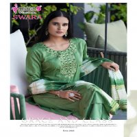 Mystic 9 Swara Vol-2 Wholesale Rayon Dobby Lurex Straight Cut Catalog