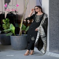 Mystic 9 Swara Vol-2 Wholesale Rayon Dobby Lurex Straight Cut Catalog