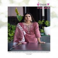 Mystic 9 Swara Vol-2 Wholesale Rayon Dobby Lurex Straight Cut Catalog
