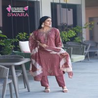 Mystic 9 Swara Vol-2 Wholesale Rayon Dobby Lurex Straight Cut Catalog