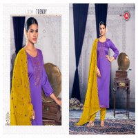 Triple AAA Aparna Wholesale Jam Cotton With Heavy Work Dress Material