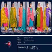 Triple AAA Aparna Wholesale Jam Cotton With Heavy Work Dress Material