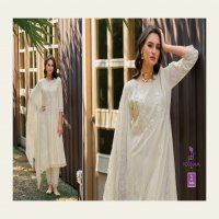 Poonam Karigari Wholesale Pure Cotton Jacquard Fabrics Readymade Suits