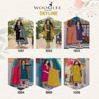 Wooglee Skyline Wholesale Vetican Fabrics Readymade 3 Piece Salwar Suits